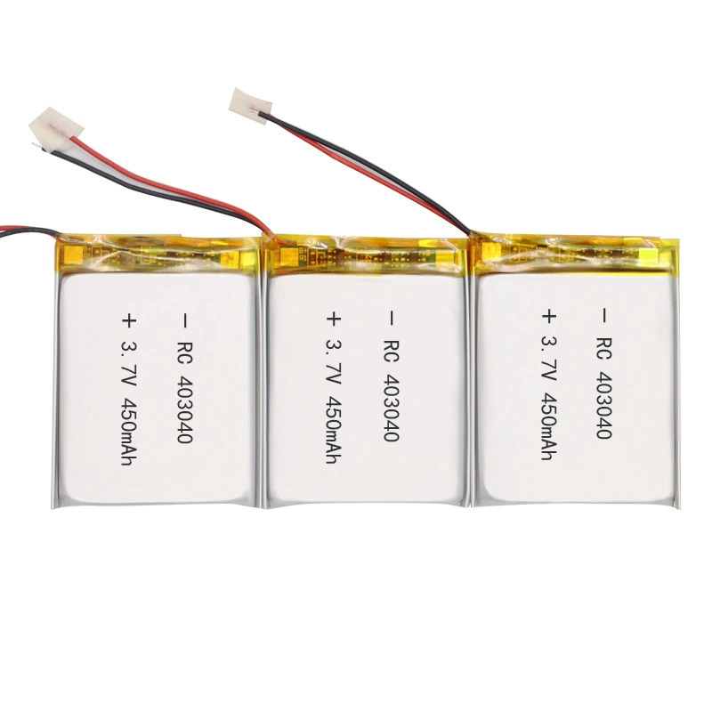 403040 полимерный литиевый аккумулятор 450mAh для косметических приборов, игрушек, звука, влажности, массажа, 3.7V перезаряжаемый аккумулятор