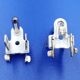 Ultra-thin American gauge three-plug bracket UL pin American three-plug one round two flat plug