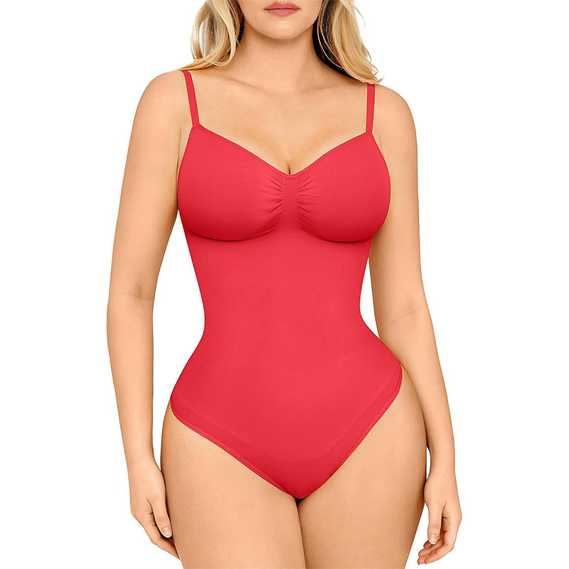 Amazon Cross-border European and American G-string Shaping Clothes Open Seamless Waist Tinting Abdominal Hip-lifting Jumpsuit bodysuit