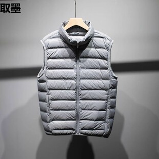 fleece-lined Cotton Horse Clip Men's Fashionable Lightweight Plus Size Plus Size Men's Vest Winter Vest Shoulder Waiver Outer Wear Vest