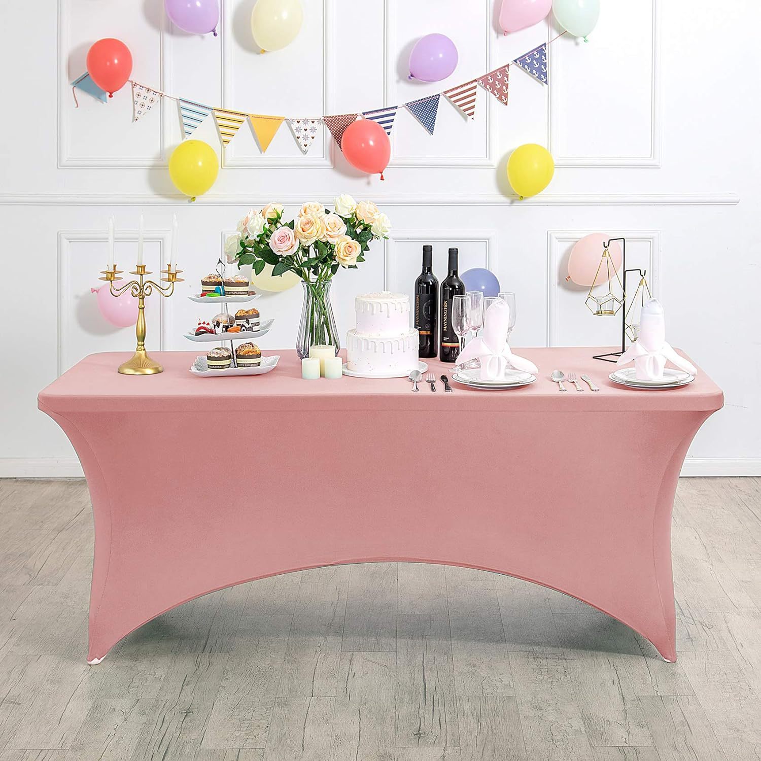 Cubremesa elástico de seda de leche - Modelo todo incluido, venta caliente transfronteriza