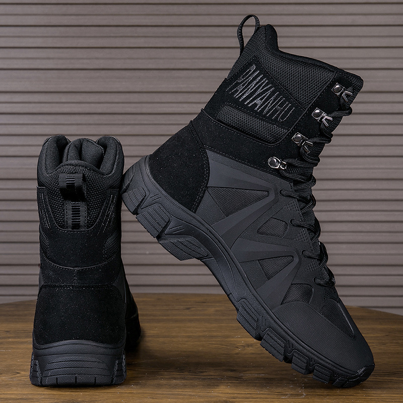 Botas militares especiales de gran tamaño transfronterizas, botas de campo rusas, botas de entrenamiento de desgaste, zapatos de montaña al aire libre