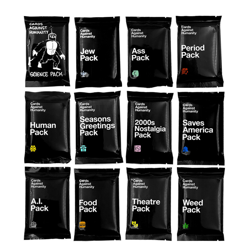 Cards Against Humanity Expansion Pack Adult Party Board Game Cards Foreign Trade