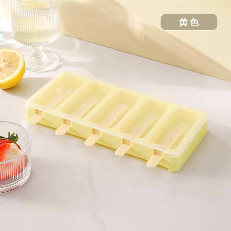 Molde de paleta de helado de grado alimenticio - Diseño lindo, para helado casero DIY, molde plano