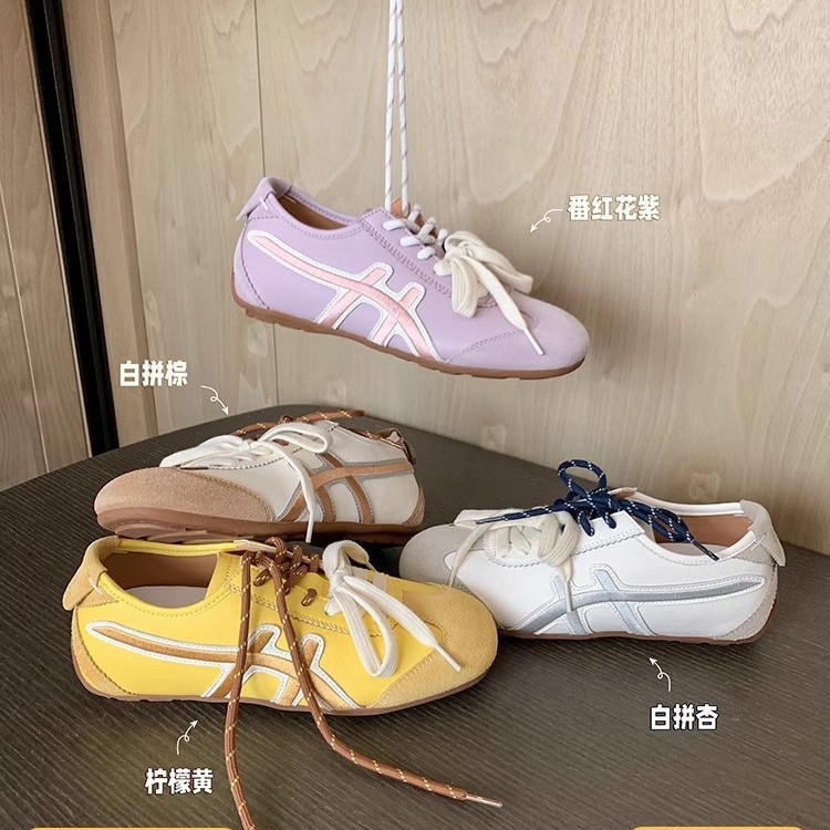 [Sheii Su Yinyin] Chica enamorada ~ Cordones dobles, zapatos casuales a juego, zapatos Forrest Gump, zapatos de entrenamiento alemán para mujer