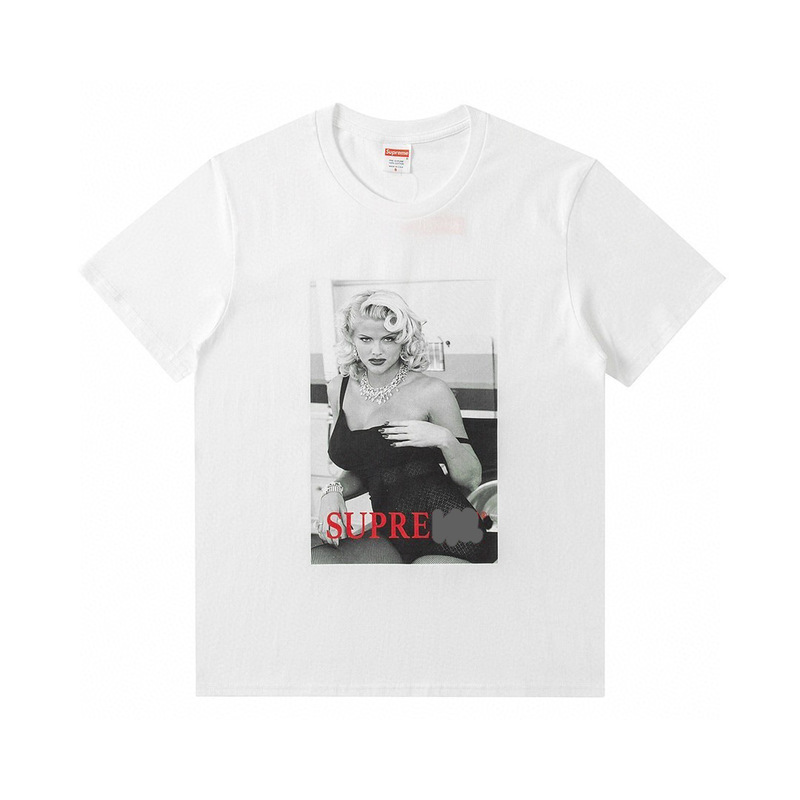 21SS ANNA NICOLE SMITH TEE cover portrait loose short sleeve round neck T-shirt for men and women couples