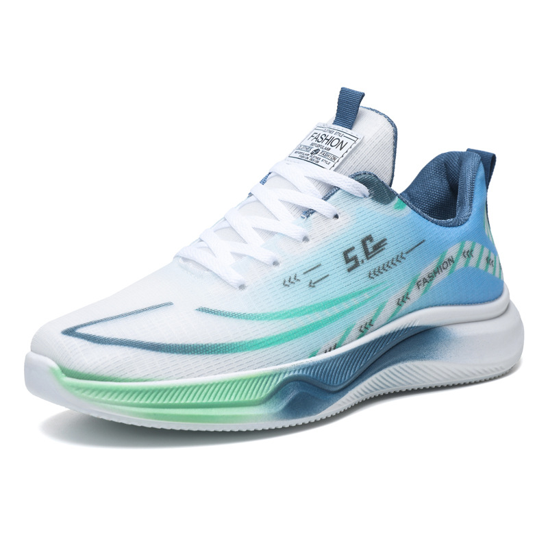 Zapatos de hombre de tamaño grande, zapatos de verano de moda, zapatos de malla, zapatos de correr cómodos, zapatos casuales transpirables para hombres