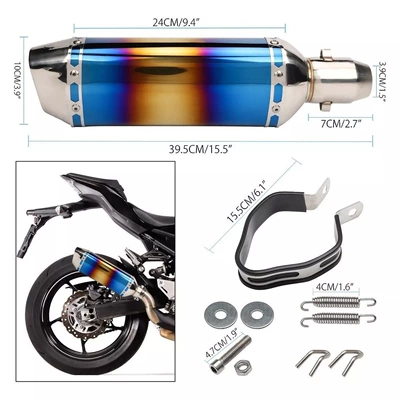 Meike Madon Blue, Exhaust pipe