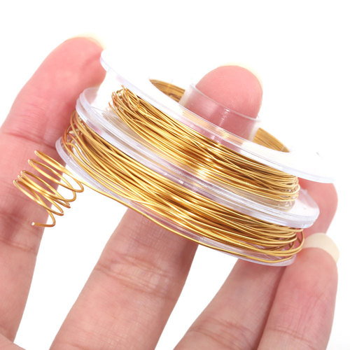 Stainless steel solid wire diy handmade beaded fine steel wire jewelry accessories vacuum steel wire