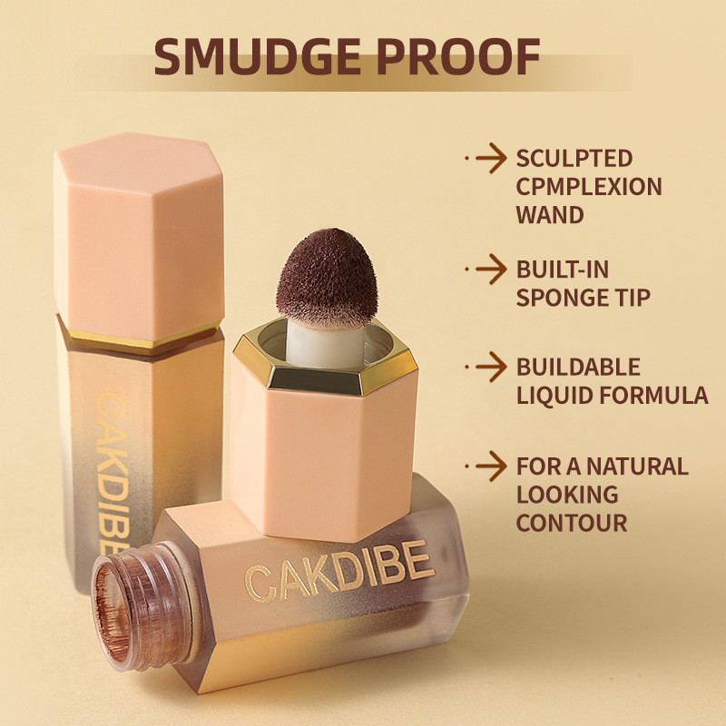 Luonnollinen kolmiulotteinen kevyt peitevoide Beauty Highlighter kosteuttava, hengittävä ja kirkastava neste_voghion.com