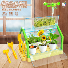"Xue You Ma Planting Sunshine Room Children's Botanical Garden Farm Vegetable Growing Flower Raising Biological Science Educational Toy Experiment Set"