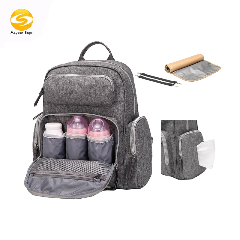 2021新款防水妈咪包大容量现货双肩妈咪包一件代发母婴包送配件|ru