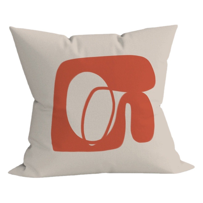INS estilo abstracto arte almohada hogar Luz de lujo cojín decorativo almohada de noche sofá impreso funda de almohada cojín