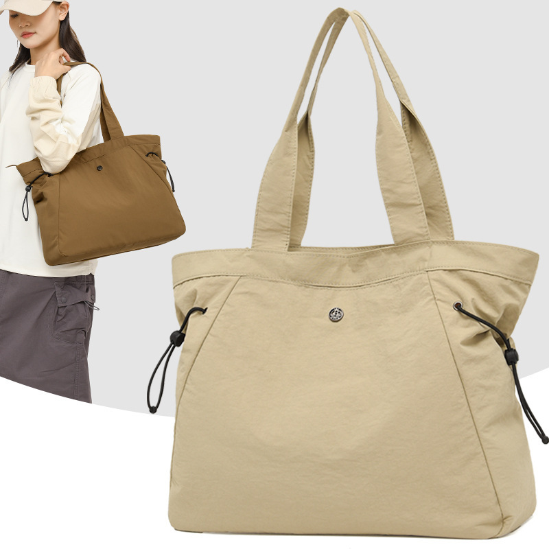 Canvas Tote Bag Women's High-class Large-capacity Shoulder Underarm Bag Cross-border New Class Commuter Tote Bag