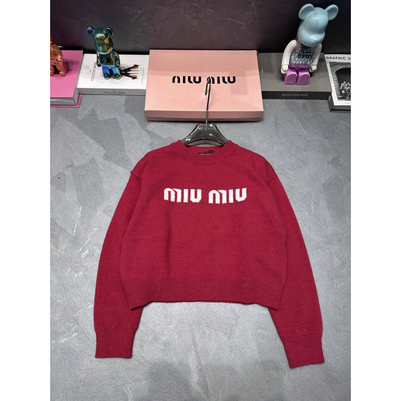 mm24早秋新款经典百搭字母提花慵懒感宽松版长袖毛衣六色|undefined