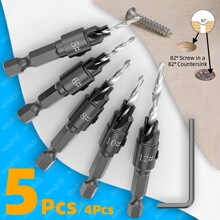 U 32791 Titanium Coated Hex Shank Wood Drill Bit Set ľ���
