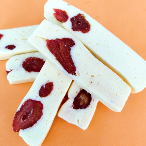 Monteweng Mango Love Cheese Milk Block Cheese Snack Fruit Strawberry Cheese Block Inner Mongolia Leisure Dairy Products