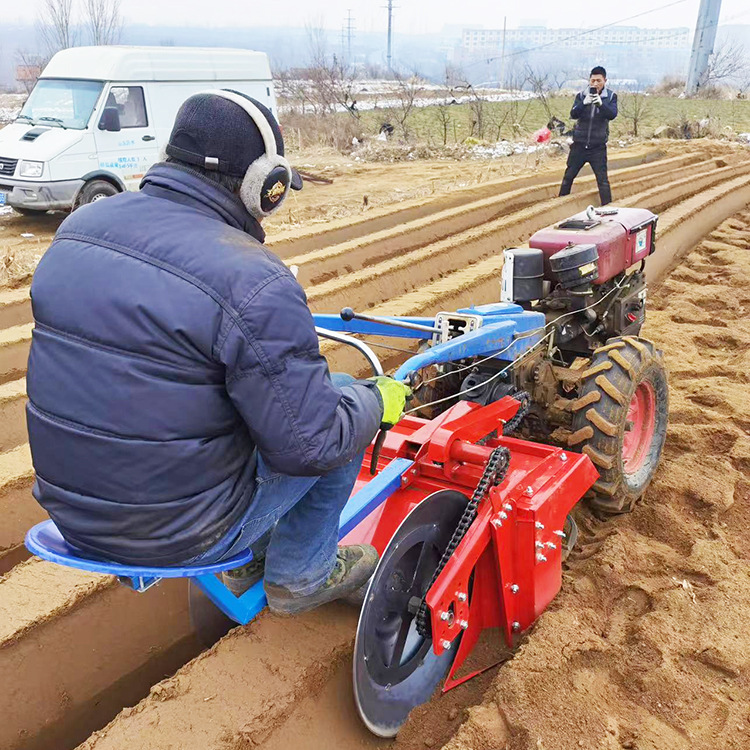 2024年手扶车带起垄开沟一体机草莓压实筑梗机101型号打梗机