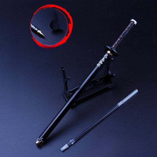 Demon Slayer Hinokami Kagura signature pen, Shigekiyo Kamado, Senjuro Kamado, Inuyama Kamado, water column, insect column, fire column, metal model 