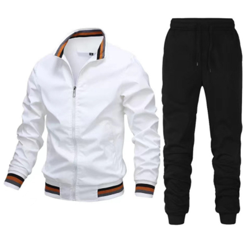 Spring Two Piece Jacket Set Casual Jacket Bomber Jacket High Quality Jacket Set