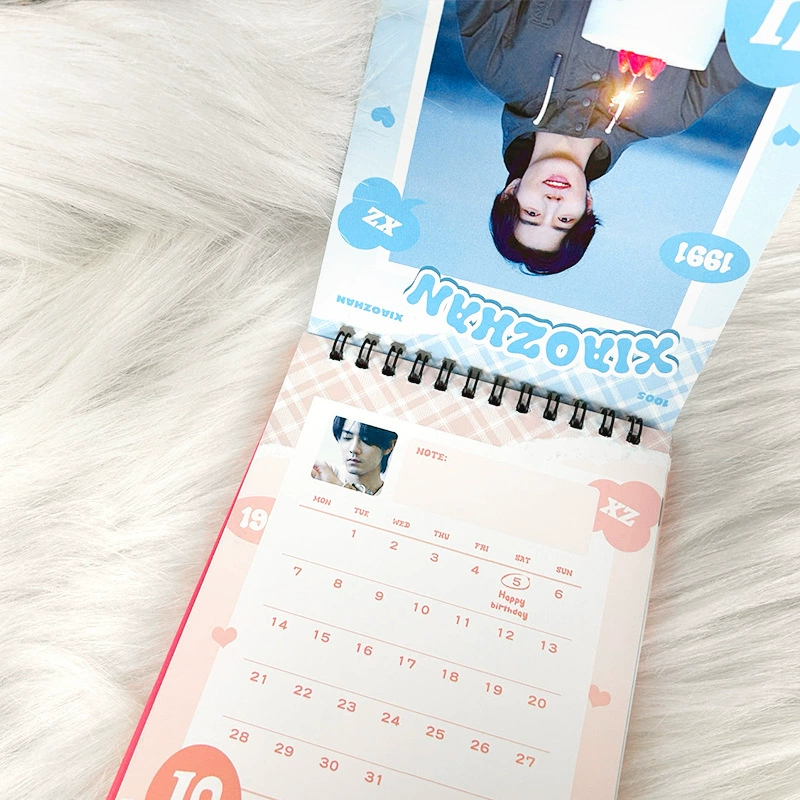 Double-sided high quality desk calendar, 2024 years