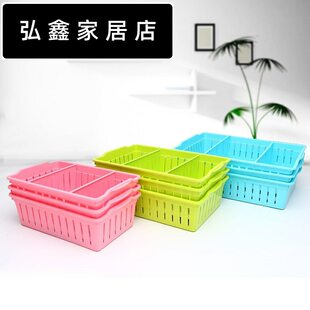 Storage system, rectangular plastic small table storage basket