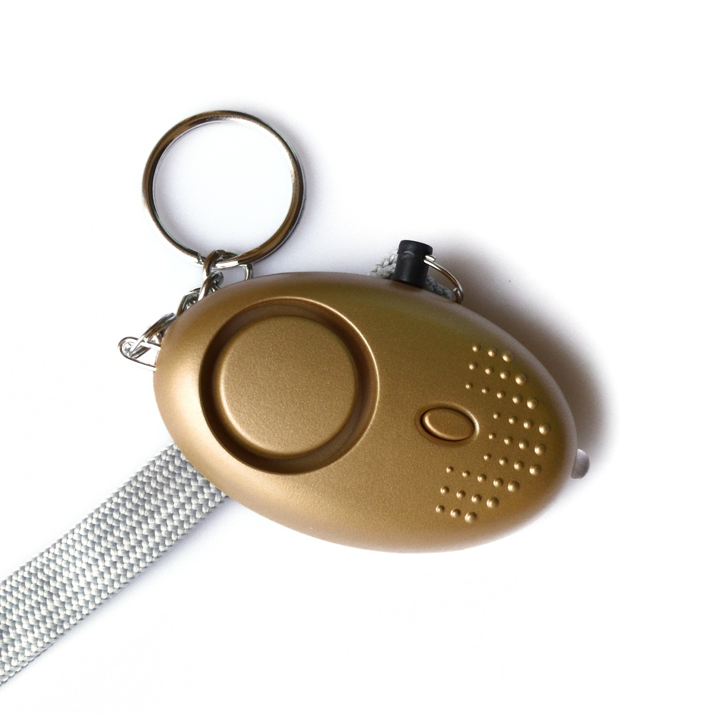 Mini Alarma Personal Inalámbrica con Luz LED 130-135 dB para Rescate al Aire Libre