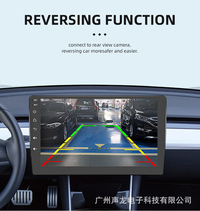 9inch Hd Ips Screen Car-Mounted Mp5 Navigation Wireless Carplay Bluetooth Connection Gps Positioning Audio and Video