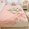 Pure -colored milk velvet bed single part of the wholesale in winter thickened Flastic flavors by single Nantong coral velvet bed