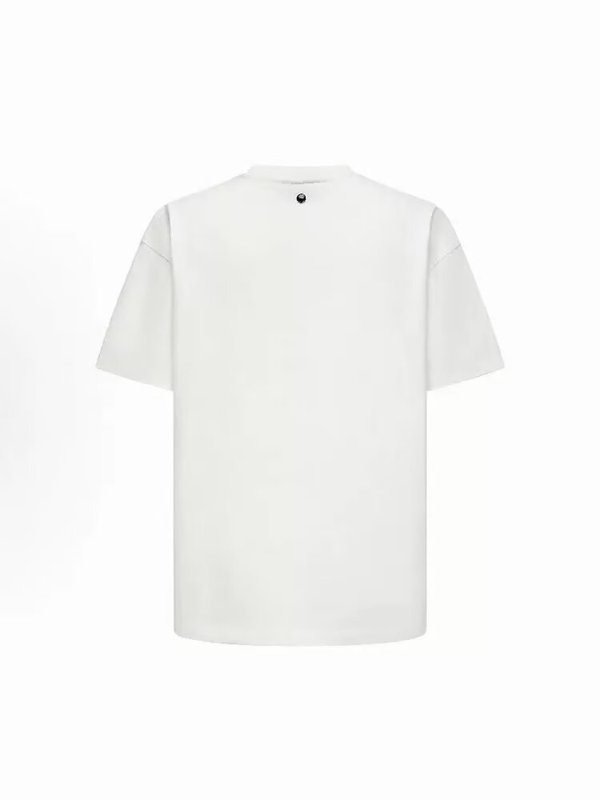 GOOD ハイエンドライトラグジュアリーホットダイヤモンドメンズレディース半袖クイックTシャツサマーインラウンドネックアイスシルクTシャツ立体トップ|undefined