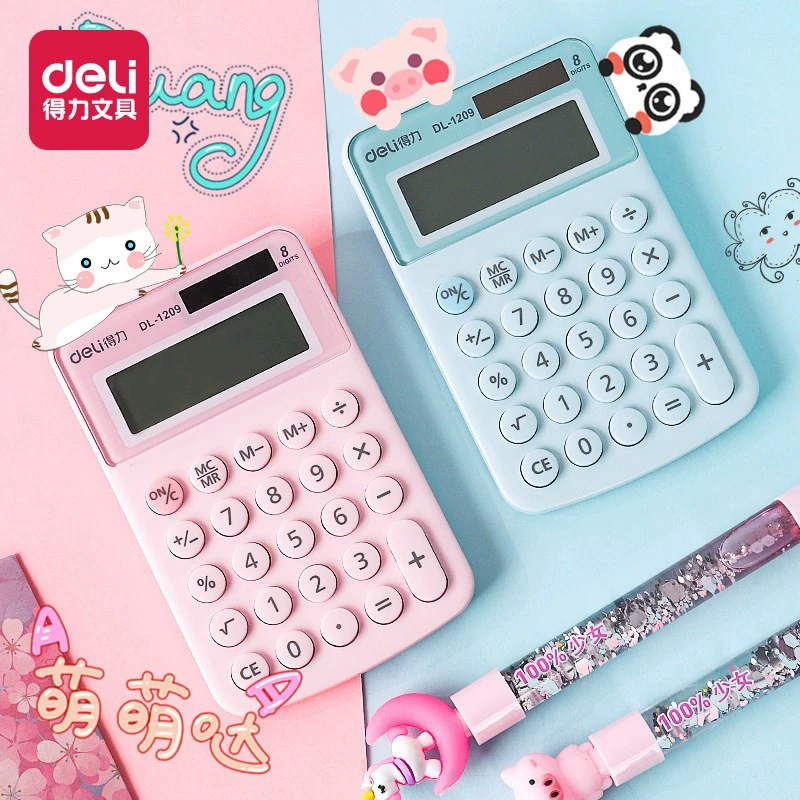 Коллекция Deli Calculator по финансам, офис, колледж, студент, клавиатура, учет, голос, компьютер