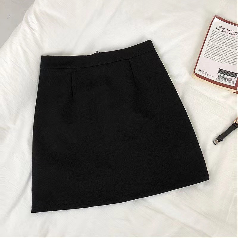 Korean Style Fashionable A-Line Skirt, High-Waisted Slim Skirt, Women's Hip-Hugging Skirt, Spring New Design, Hot Short Skirt 3