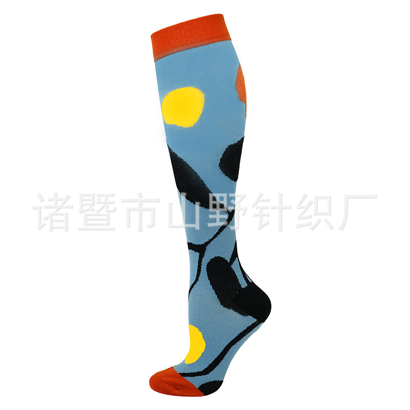 Calcetines Largos de Compresión Deportivos 200N de Nailon, Respirable y Absorción del Sudor, para Correr image 52