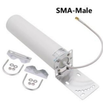 YQ01全频段4G炮筒天线30厘米线长SMA公头