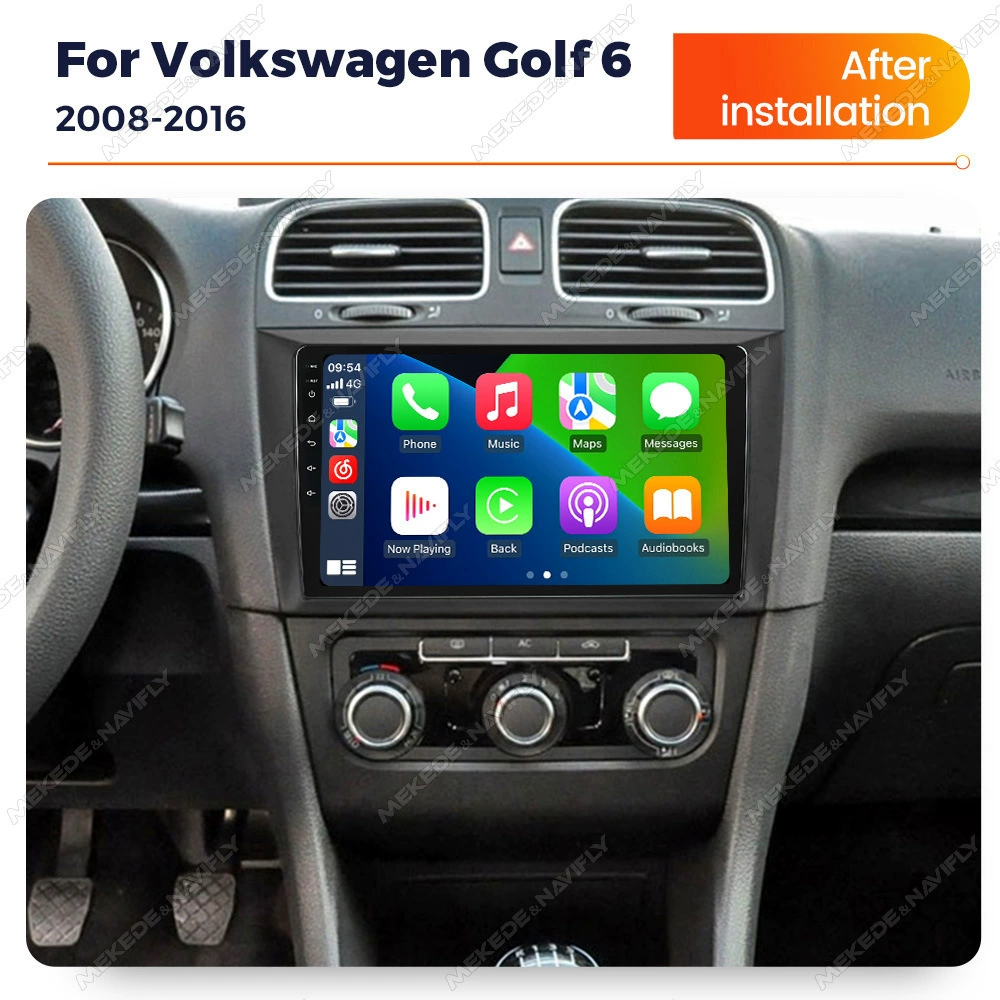 Подходит для Volkswagen Golf 6 2008-2016 Android GPS навигация MP5 Bluetooth плеер CarPlay