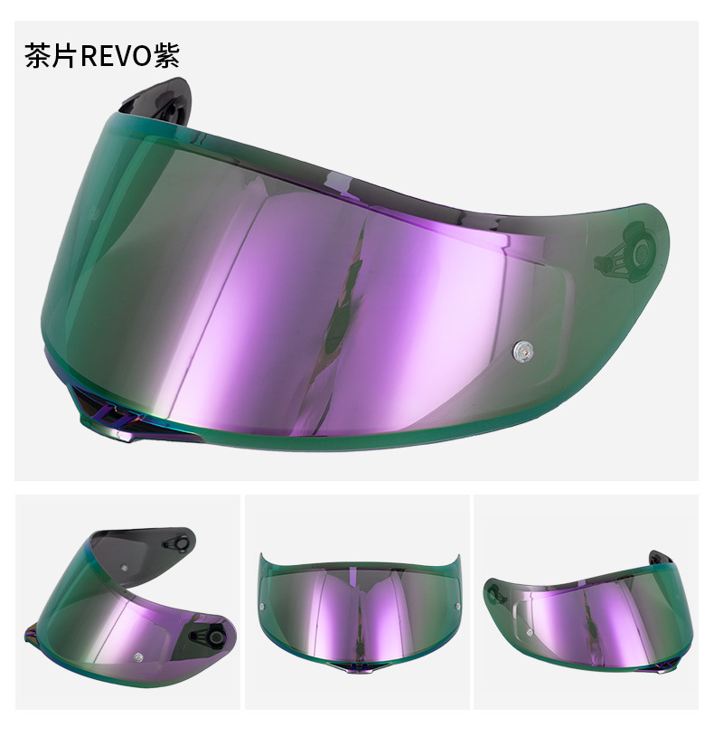 K5 Plus Motorcycle Helmet Visor Is Suitable for K1/K5/K3Sv with Snap-On Sunshade Soman Helmet Visor