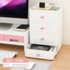 ◇❥❥Four-layer desktop storage box [Ballet Pink]❥❥◇