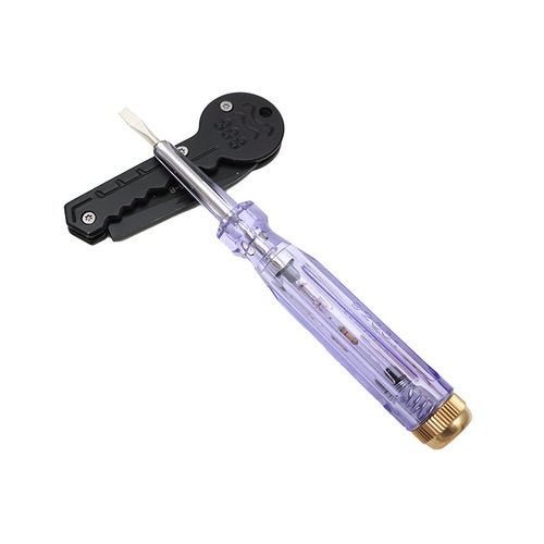 Wholesale electric test pen dual-purpose induction household test pen electrician electric pen car test pen one word 100-500V