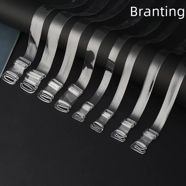 19 silk plastic buckle tpu transparent shoulder strap bra matte invisible high elastic all-match adjustable shoulder strap non-magnetic strap