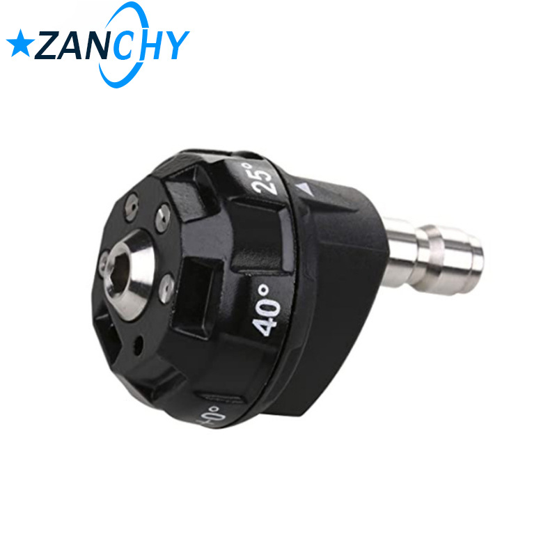 高压水枪喷头枪嘴枪头6合1直线扇形泡沫壶多功能喷嘴洗车水枪配件