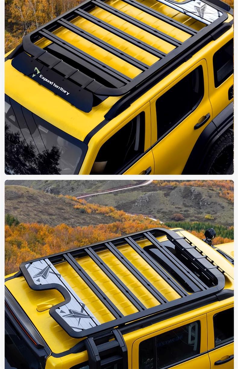 Tank 300 Roof Rack Aluminum Alloy Expansion Platform Luggage Frame Side Ladder Side Tent Backpack Modification Parts