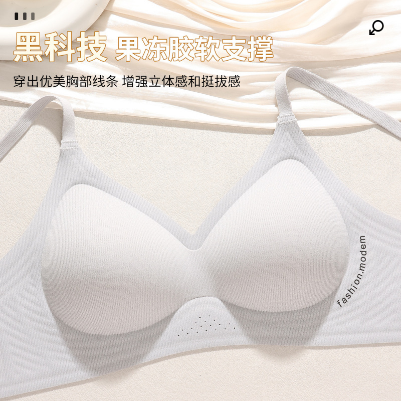 Fixed Cup Bra for Women with Small Bust, Seamless, Wireless, Soft Support, Sexy Bra, Thin Style, Beautiful Back, Breathable