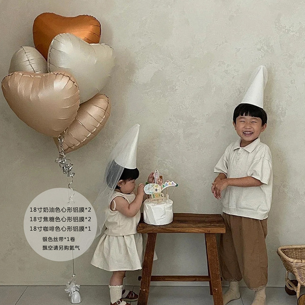 Brand creamy digital solid color children's atmospheric balloon