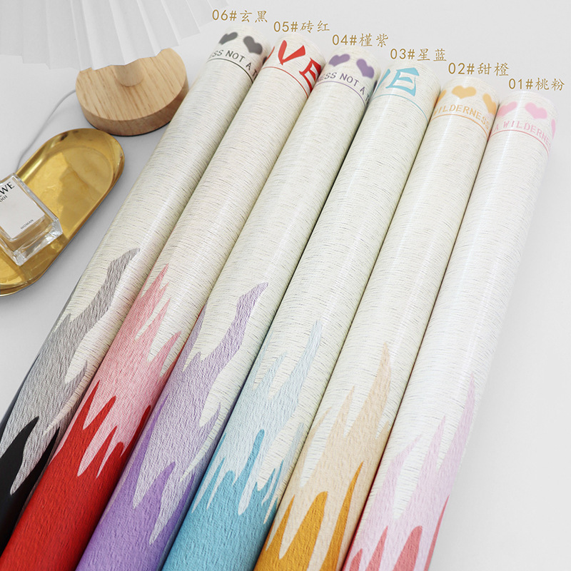 Fábrica de fiestas de flores al por mayor transfronterizas nuevo papel de embalaje de flores florista paquete de regalos papel de embalaje impermeable