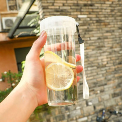 热卖特惠防摔网红水杯塑料杯子女学生韩版可爱喝水杯家用男随手杯
