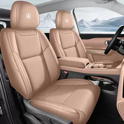 Modelə uyğun (Original) oturacaq örtükləri — seat cushion, fully enclosed, all-season - sandstone-brown-standard-edition-front-row-fully-covered-rear-row-partially-covered