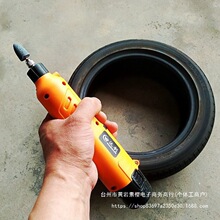 汽车真空胎内外轮胎打磨机工具 摩托电动车充电锂电补胎小垒德株