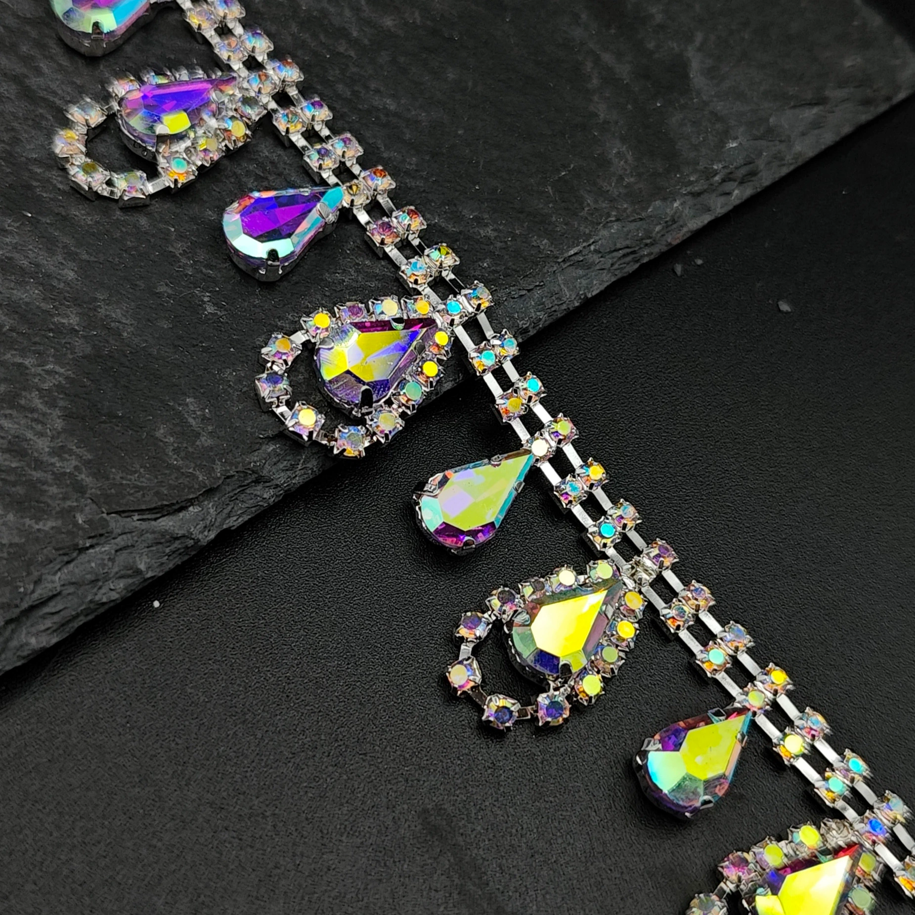 Accessory with tassels drop-shaped, chain, accessories, DIY