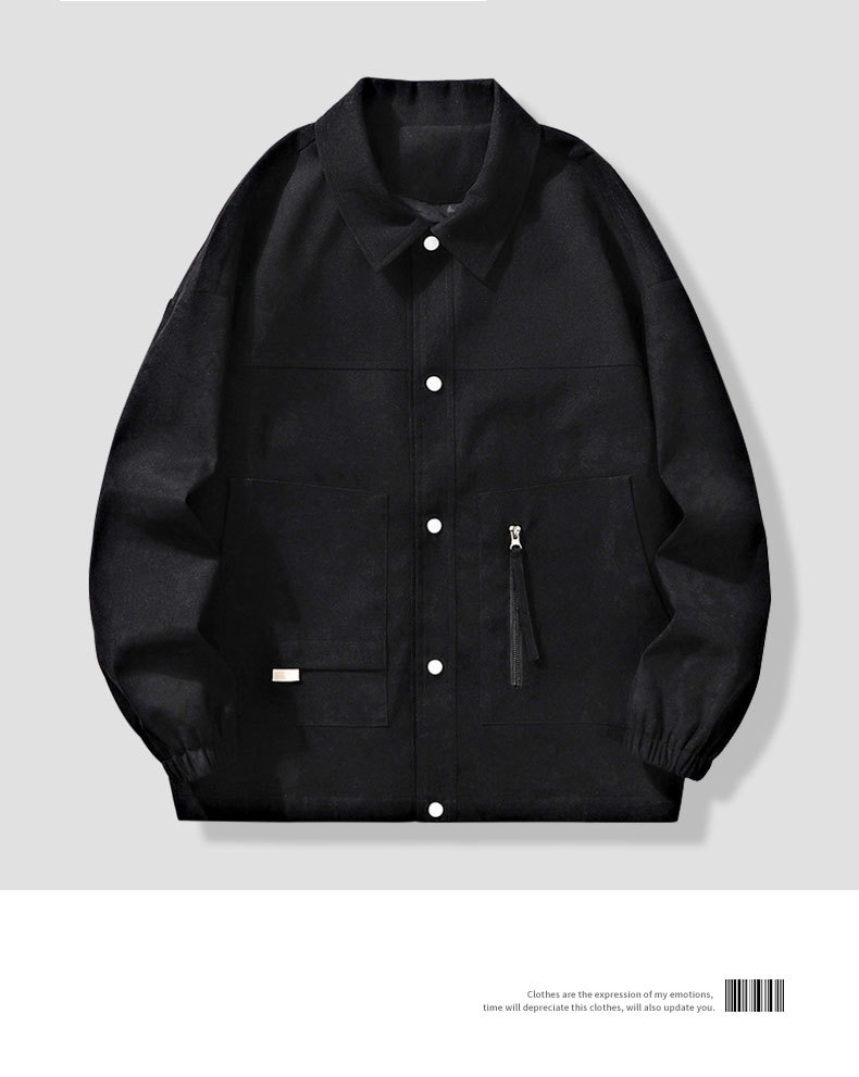 Nouvelle chemise à revers automne et hiver mince hommes adolescents, marques tendance, veste de couple pour hommes_voghion.com