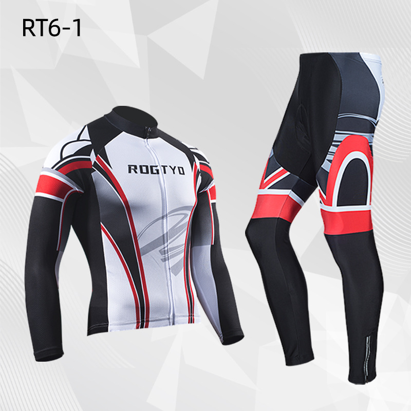 Primavera, verano, otoño, chaqueta, pantalones largos, uniformes de secado rápido de bicicleta de montaña para hombres y mujeres. image 13